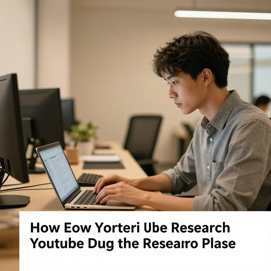 A focused professional works on a laptop at a modern desk in a well-lit office.