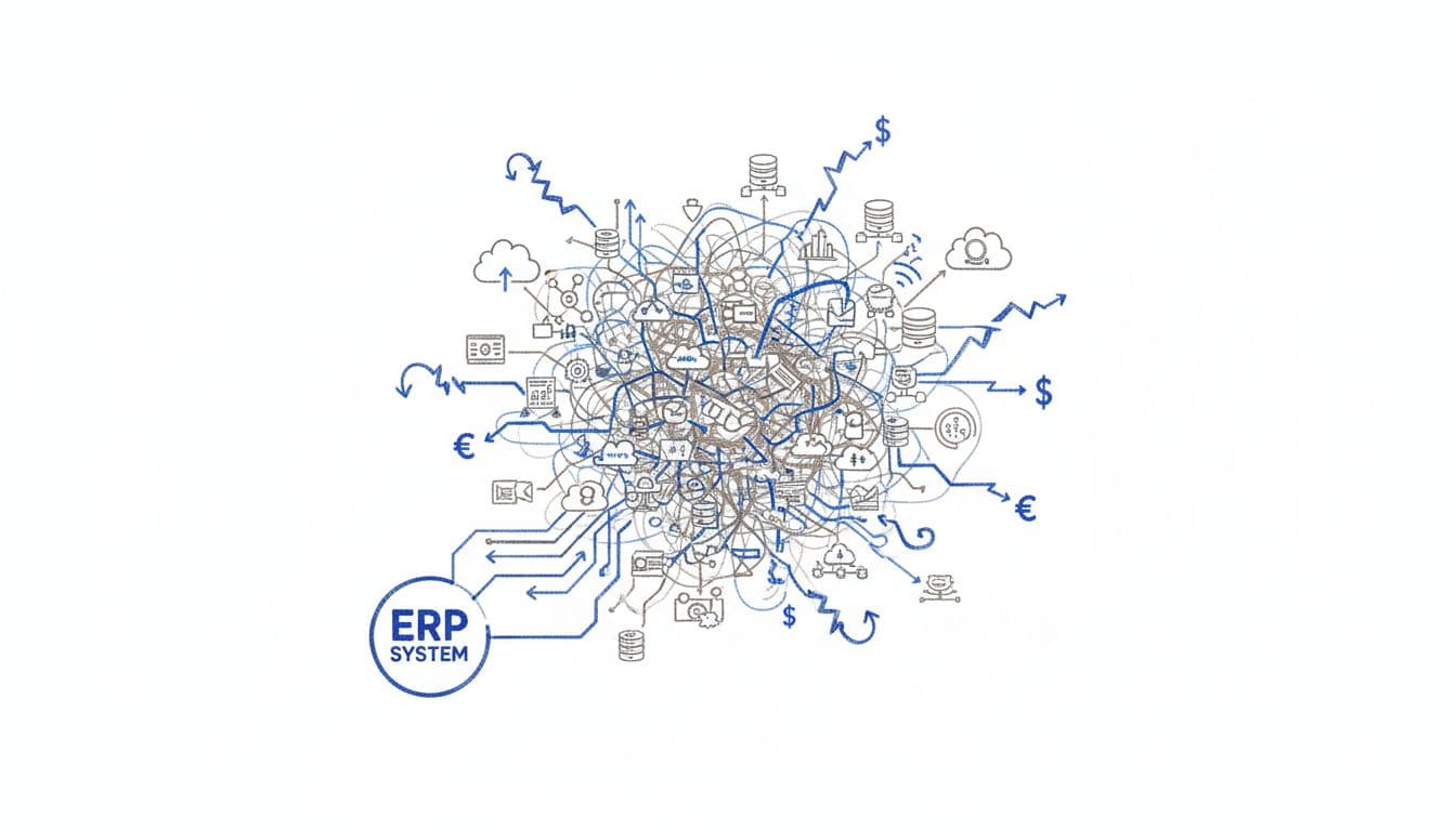 Tangled systems and money leaking out of a complex tech stack