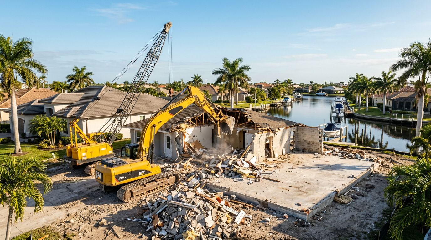 2026 Cost to Demolish a House in Cape Coral, FL