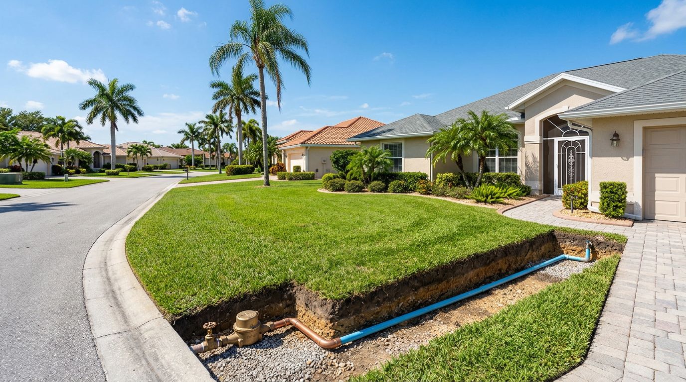 2026 Main Water Line Replacement Costs in Cape Coral, FL