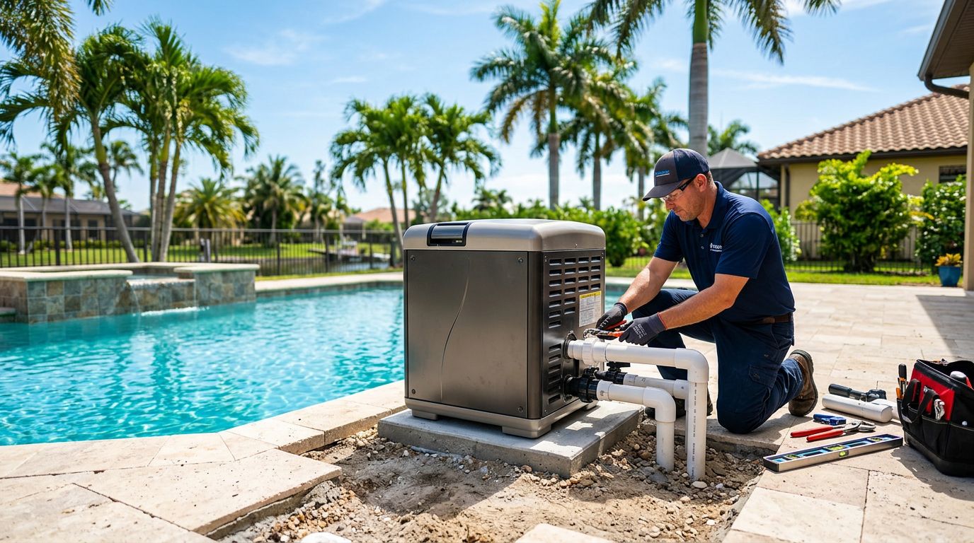 2026 Pool Heater Installation Cost in Cape Coral FL