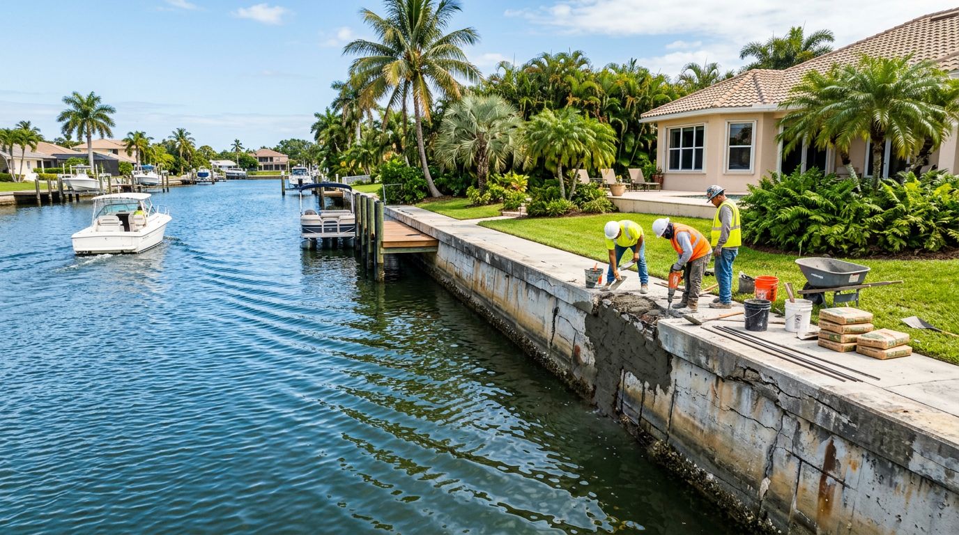 2026 Seawall Repair Costs in Cape Coral, FL