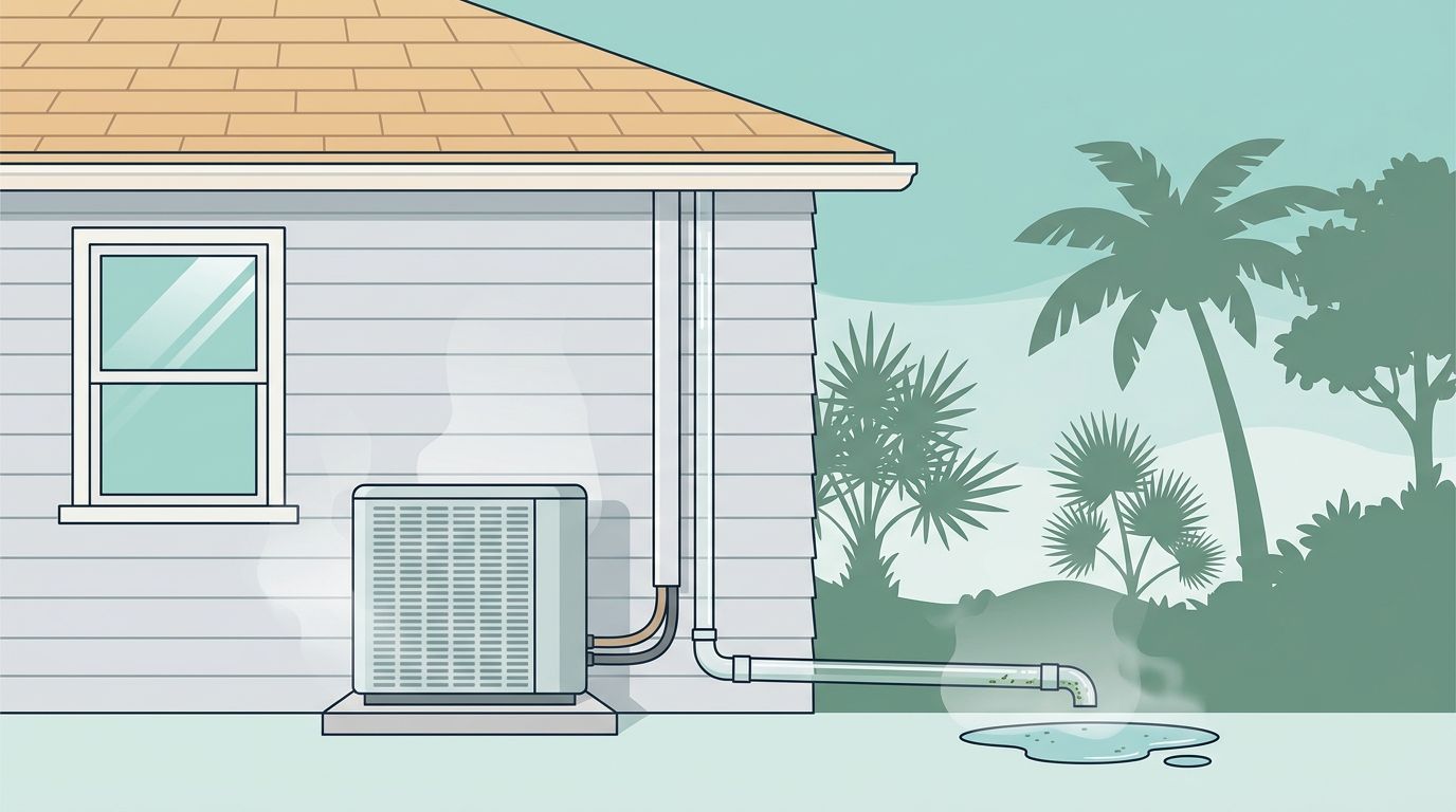 7 Signs Your AC Drain Line Is Clogged in Cape Coral