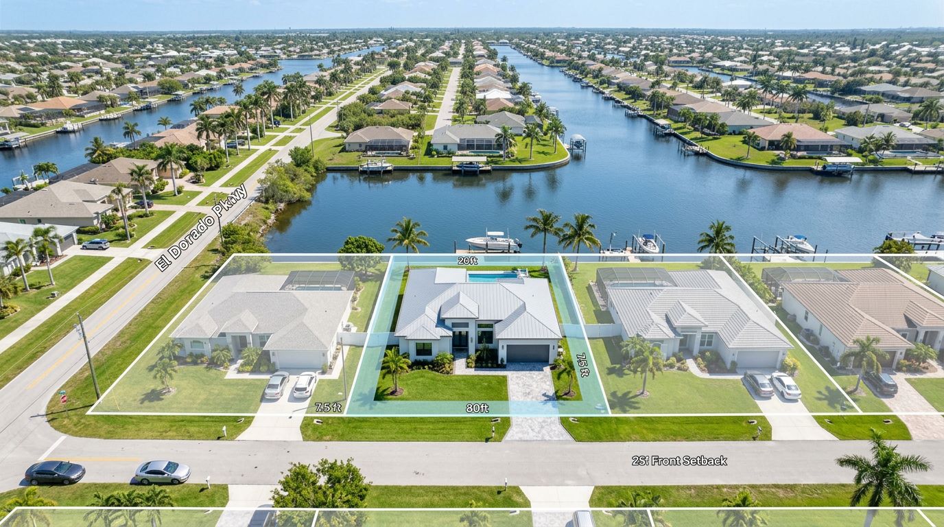 Cape Coral Setback Rules for New Homes in 2026
