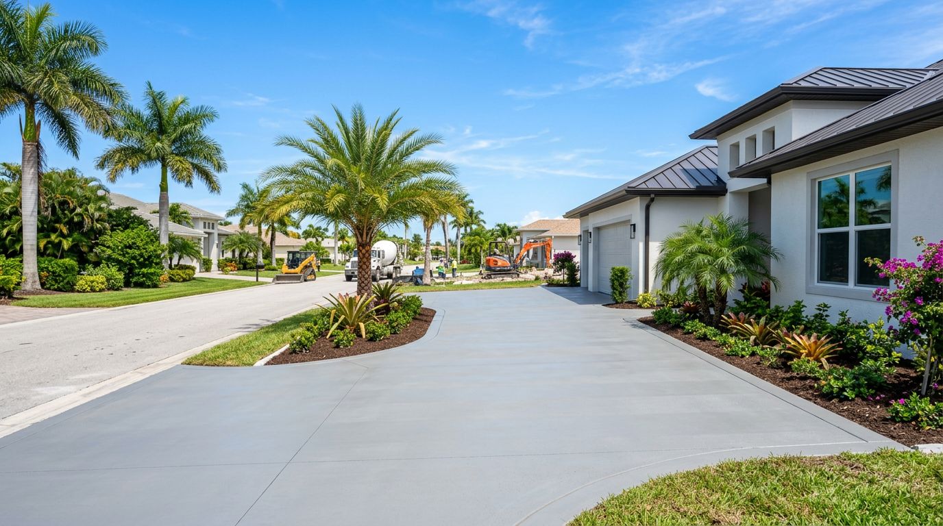 Cost To Install A Concrete Driveway In Cape Coral FL 2026 Pricing Guide