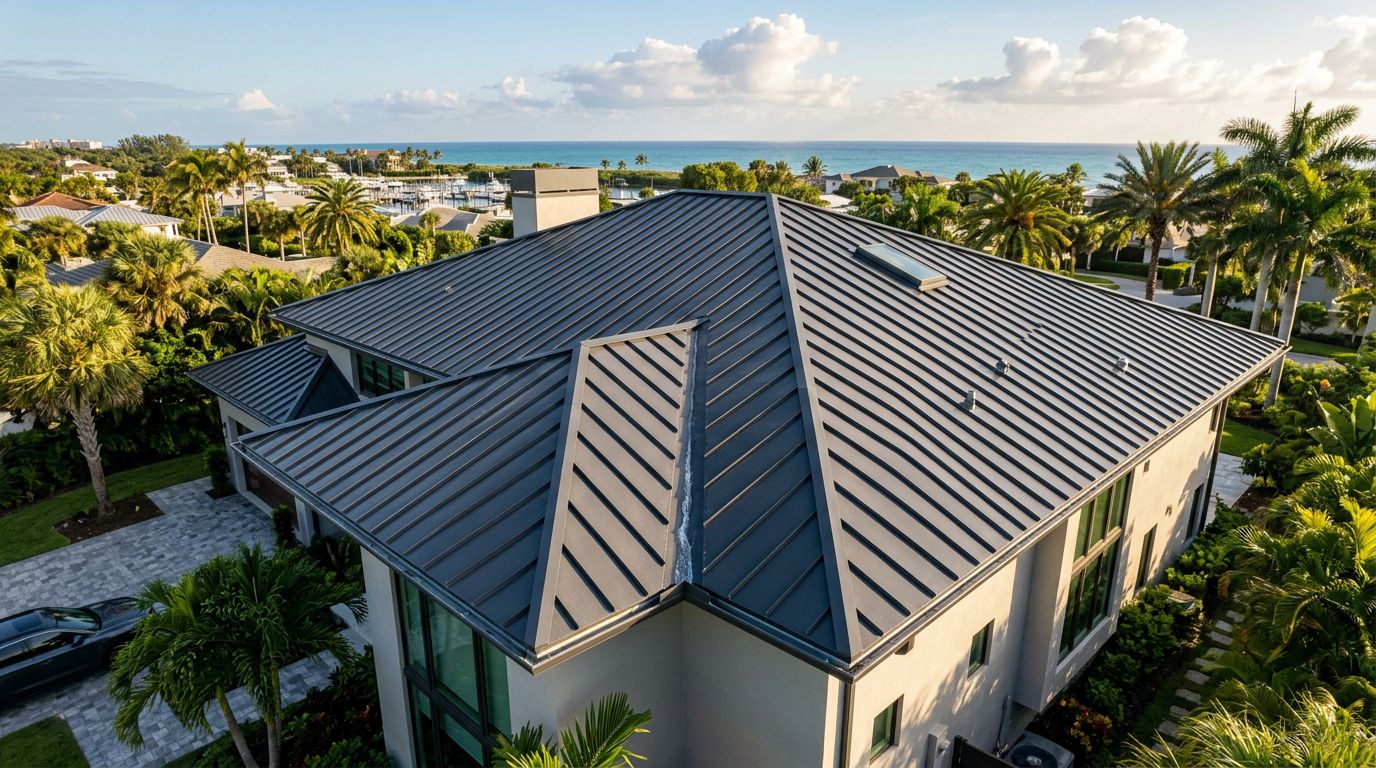 Dead Valley Flashing for Florida Metal Roofs