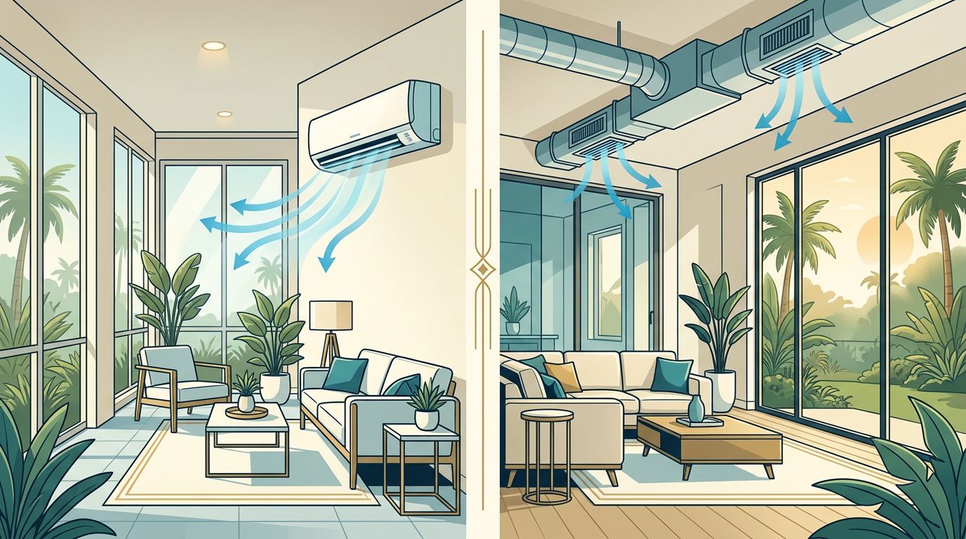 Ductless Mini-Splits vs Central AC for Bonita Additions