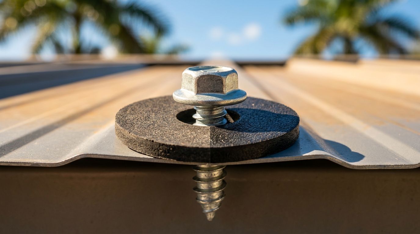 EPDM vs Neoprene Screw Washers for Florida Metal Roofs