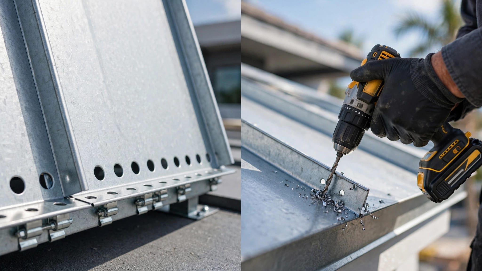 Factory-Punched vs. Field-Drilled Standing Seam Panels