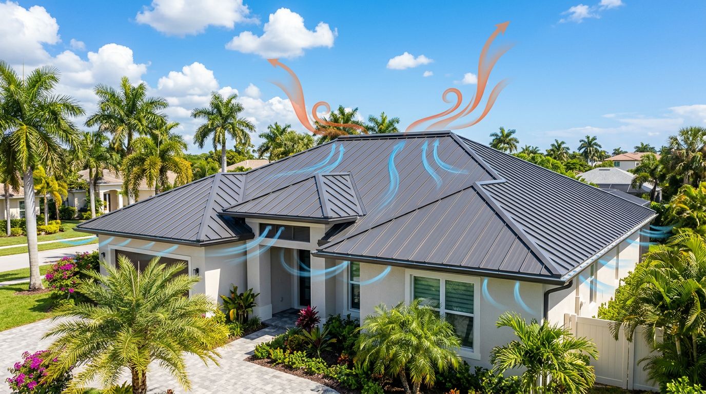 Florida Metal Roof Attic Intake Vent Guide for Balanced Airflow
