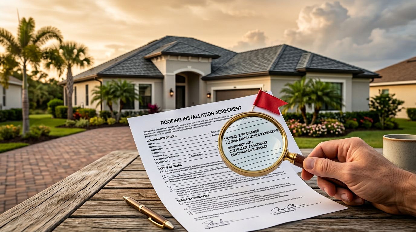 Florida Roofing Contract Red Flags Before You Sign