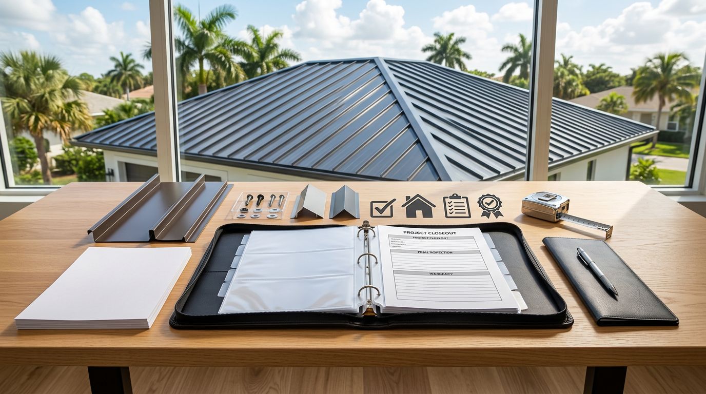 How to Build a Florida Roofing Closeout Binder