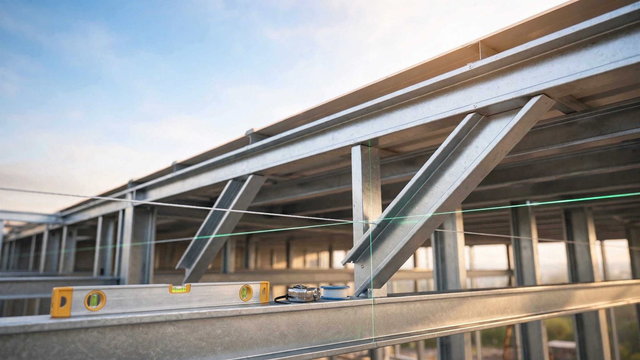 How to Check Metal Building Eave Strut Alignment Before Roofing