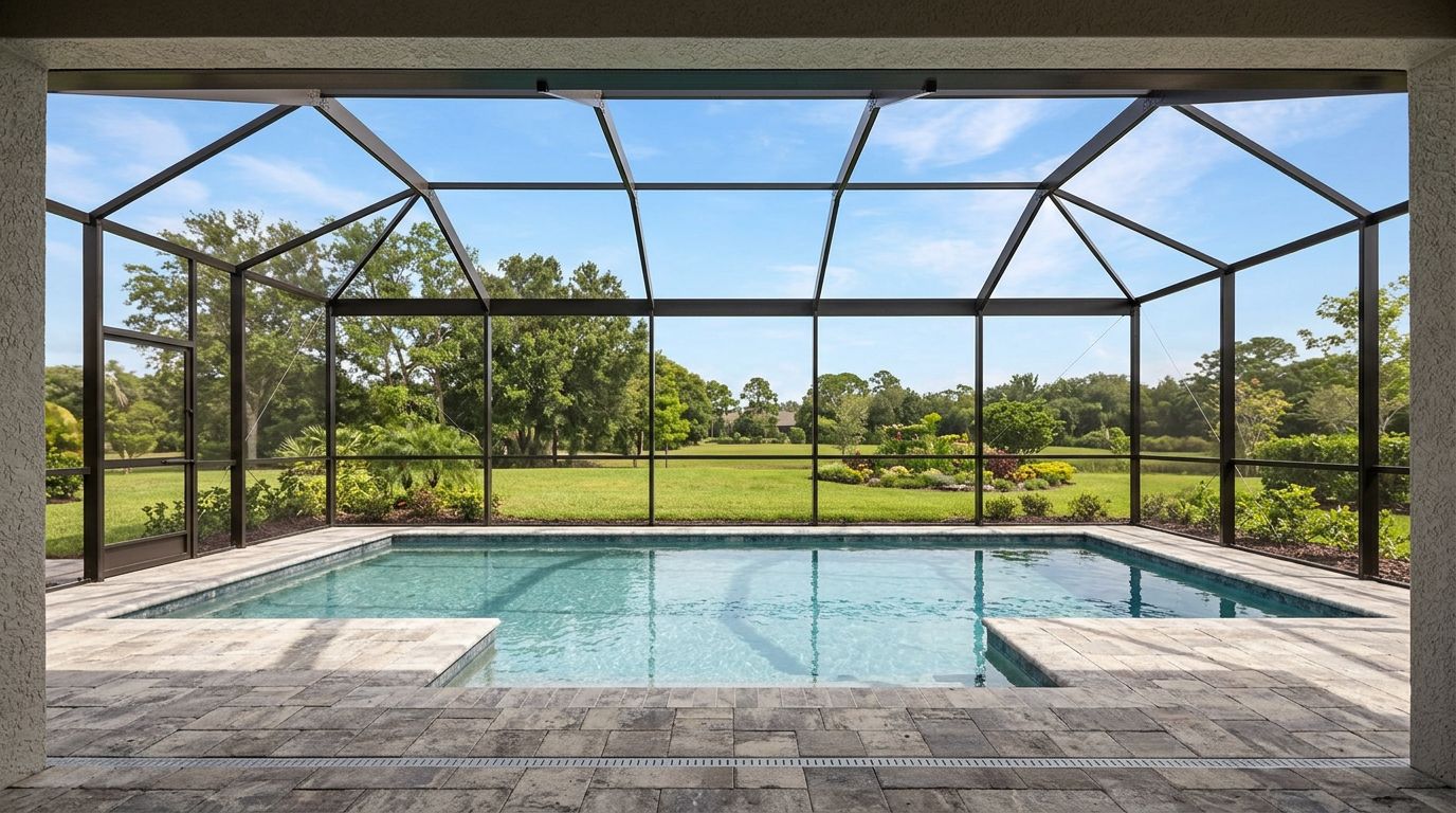 How to Choose Pool Cage Screen Mesh for Clearer Backyard Views