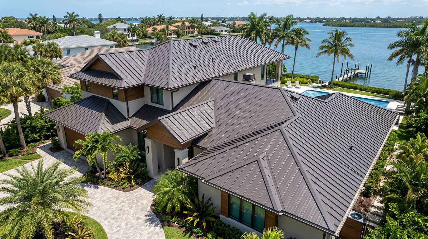 How to choose standing seam panel width for Florida homes