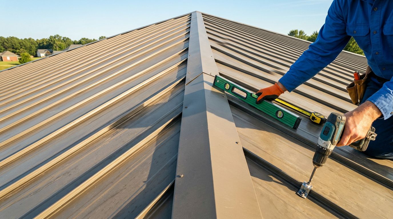How to Correct Roof Panel Drift Before the Ridge