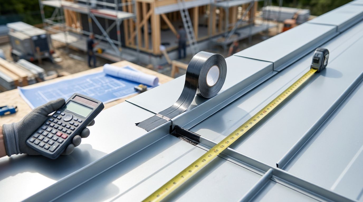 How to Estimate Butyl Tape Rolls for Metal Roof Trim