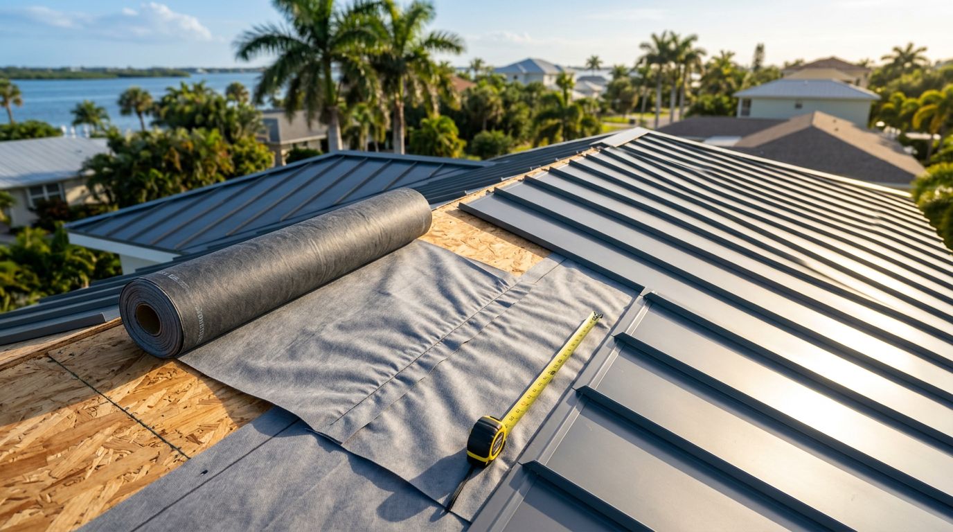 How to Estimate Underlayment Rolls for a Metal Roof