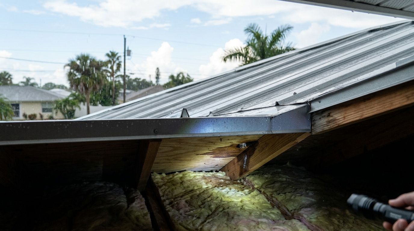How to Find a Metal Roof Leak in Florida