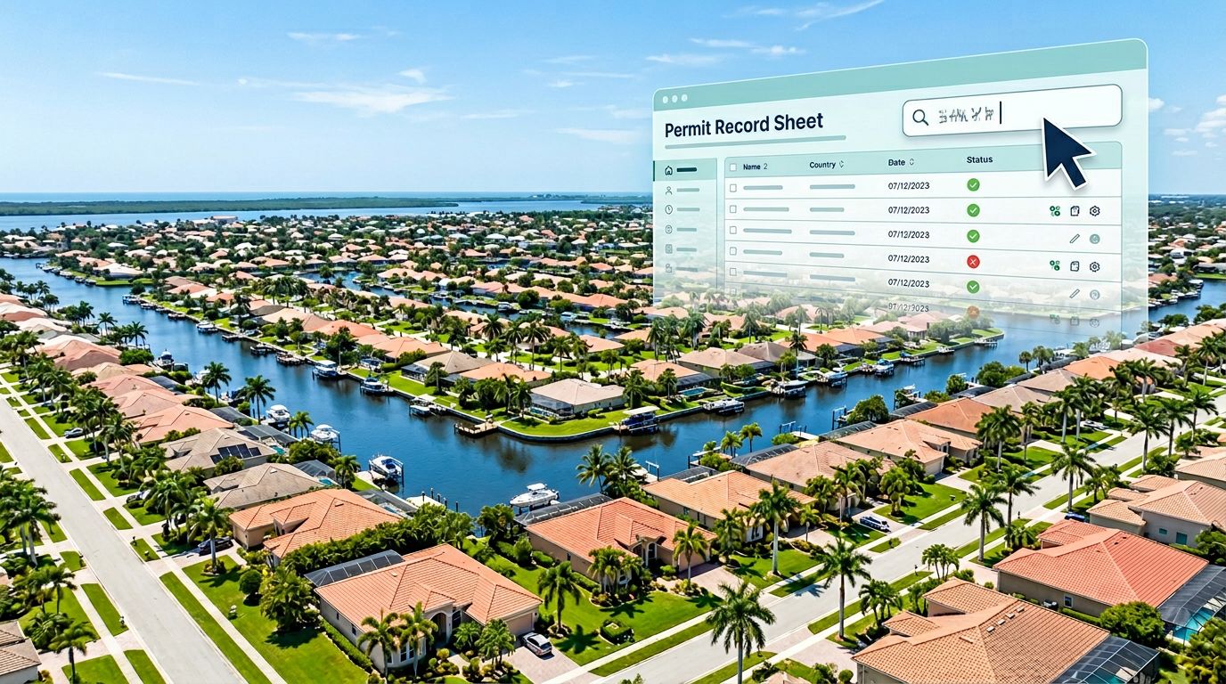 How to Find Roof Permit History for a Cape Coral Home