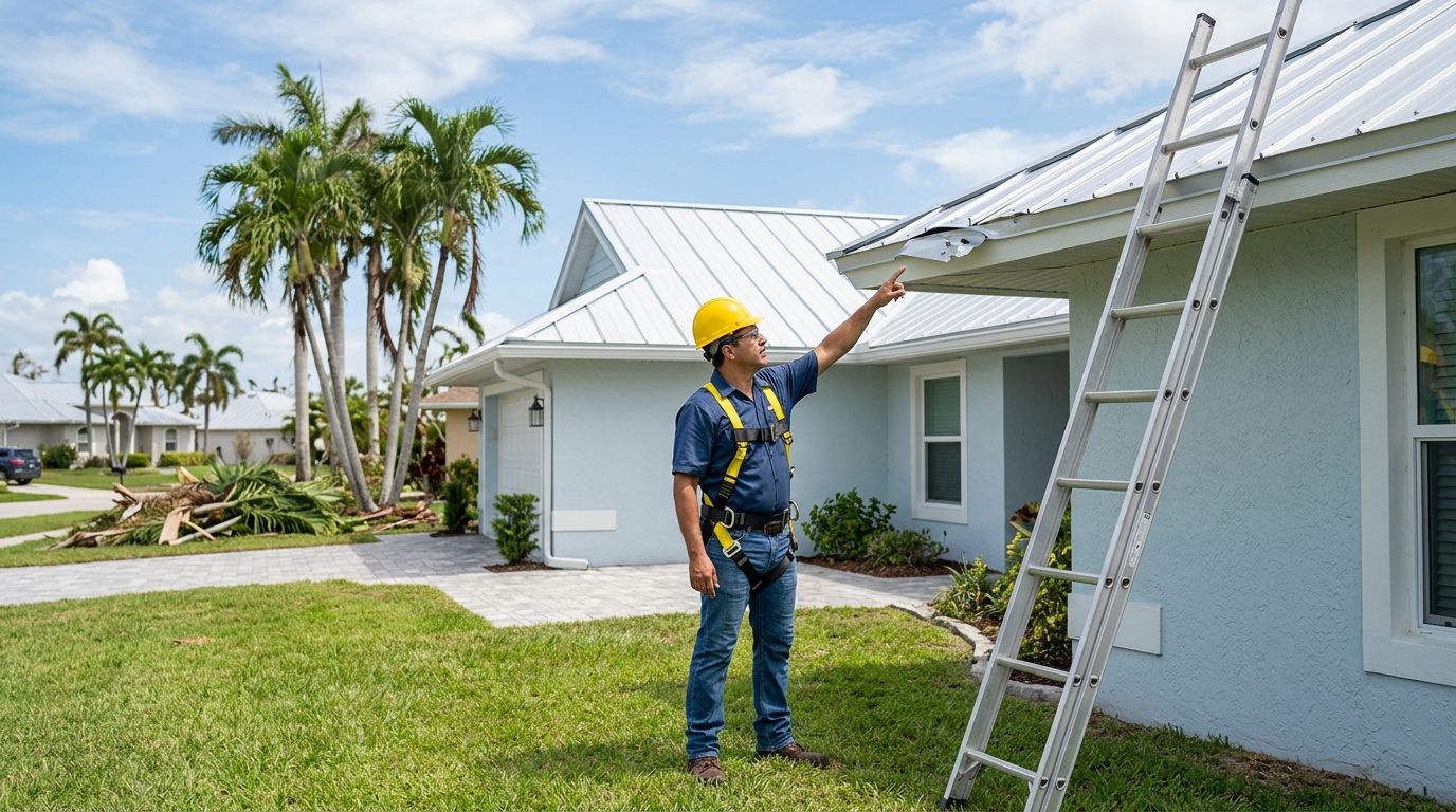 How to Inspect a Metal Roof After a Florida Windstorm