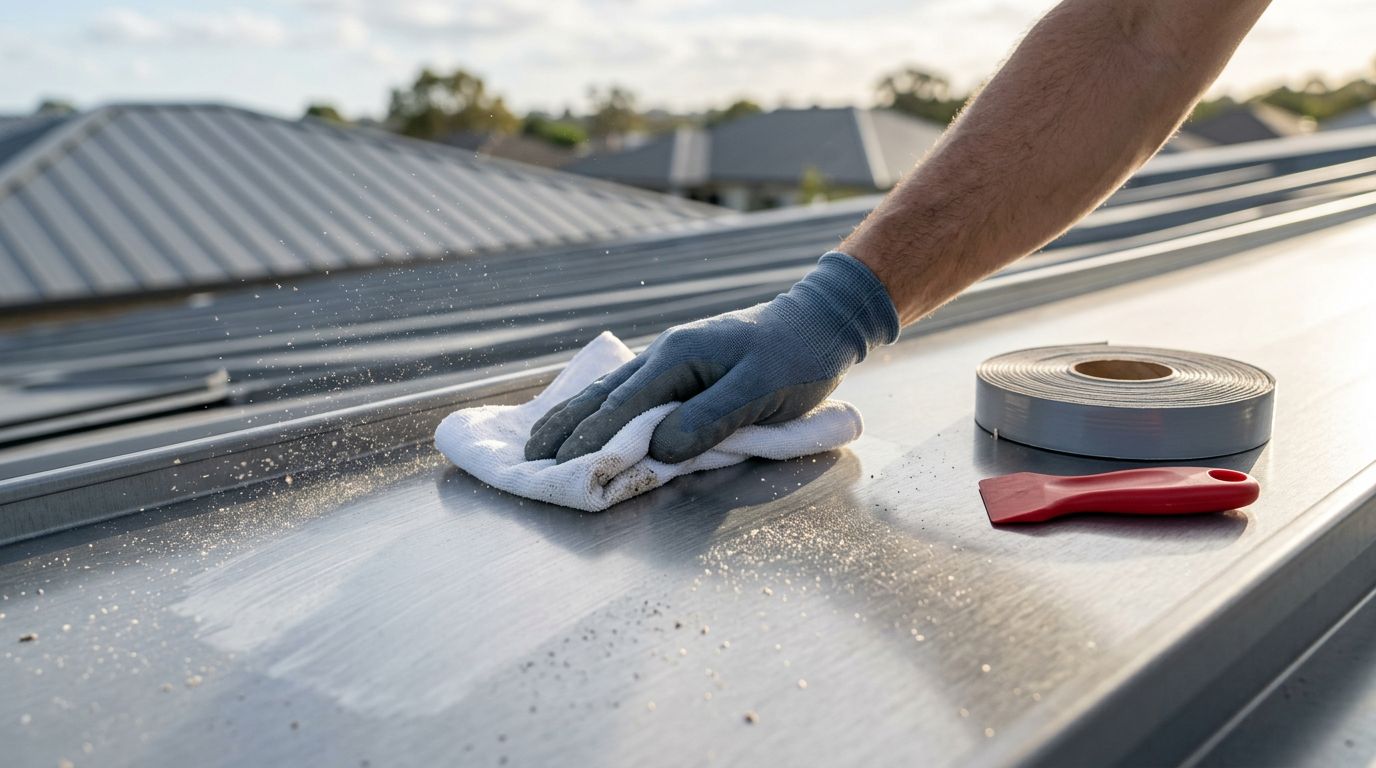 How to Prep Metal Panels for Butyl Tape