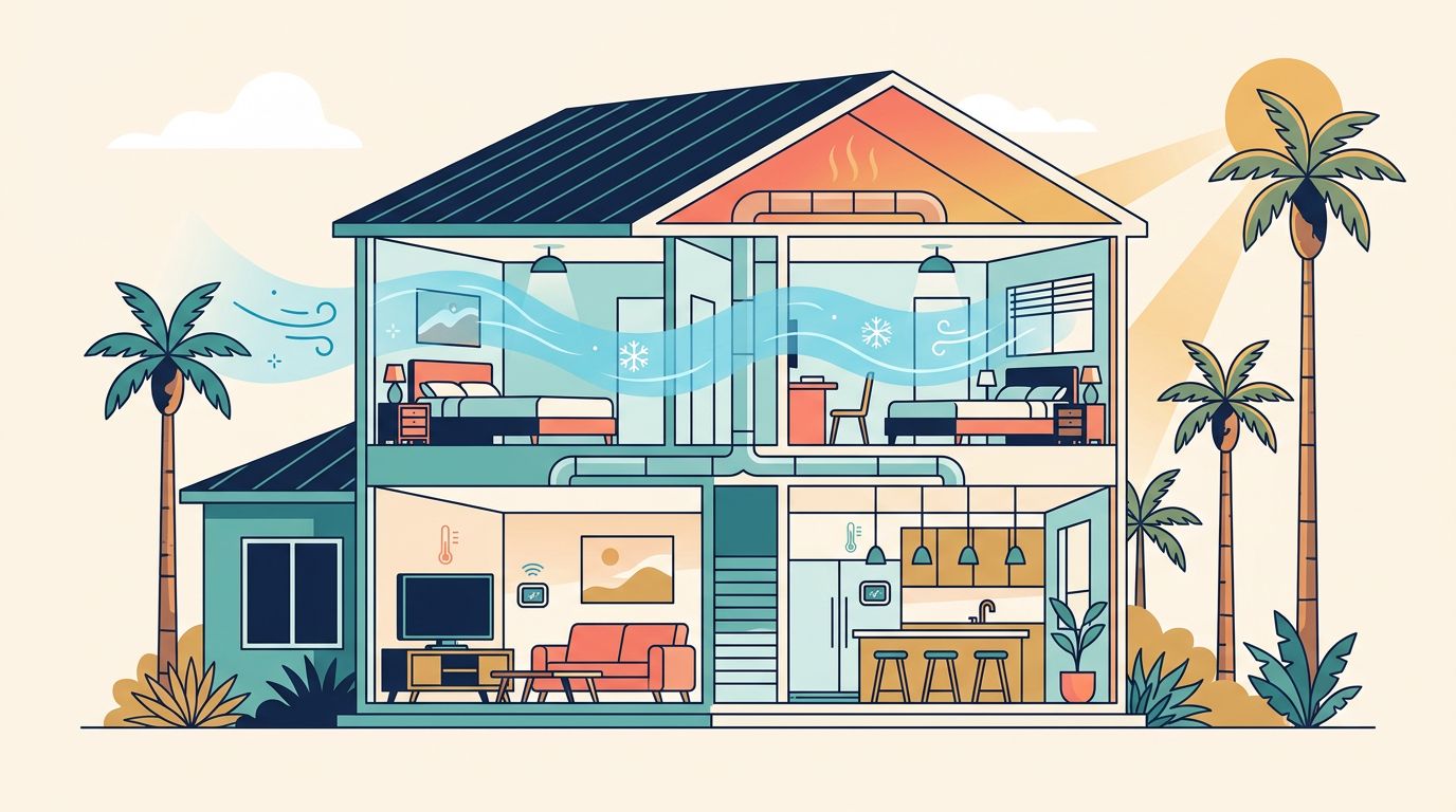 HVAC Zoning Fort Myers: A Cooler Two-Story Home