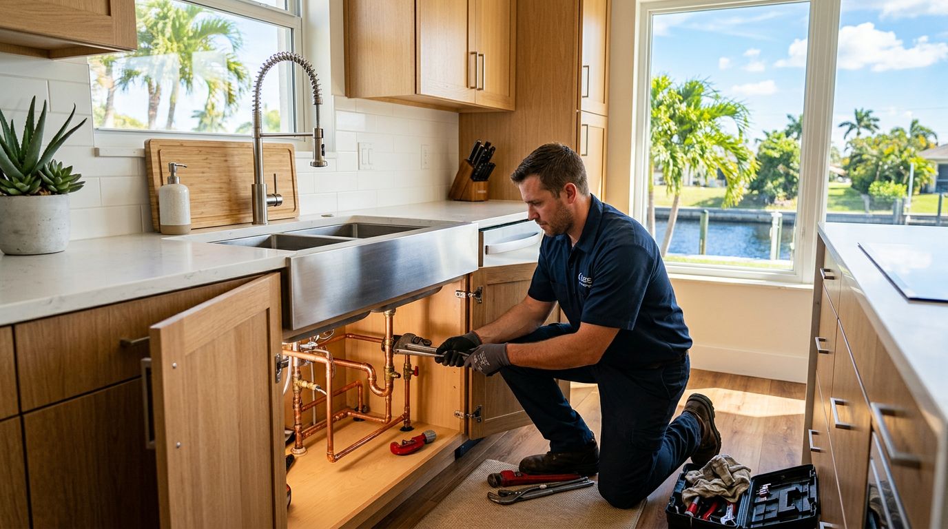 Kitchen Remodel Plumbing Cost in Cape Coral, FL (2026)