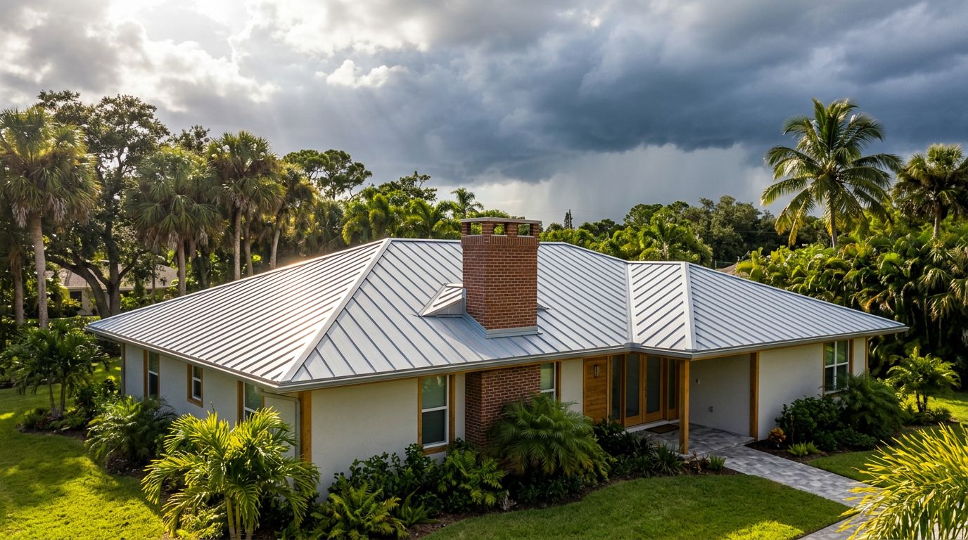 Metal Roof Chimney Crickets for Florida Homes