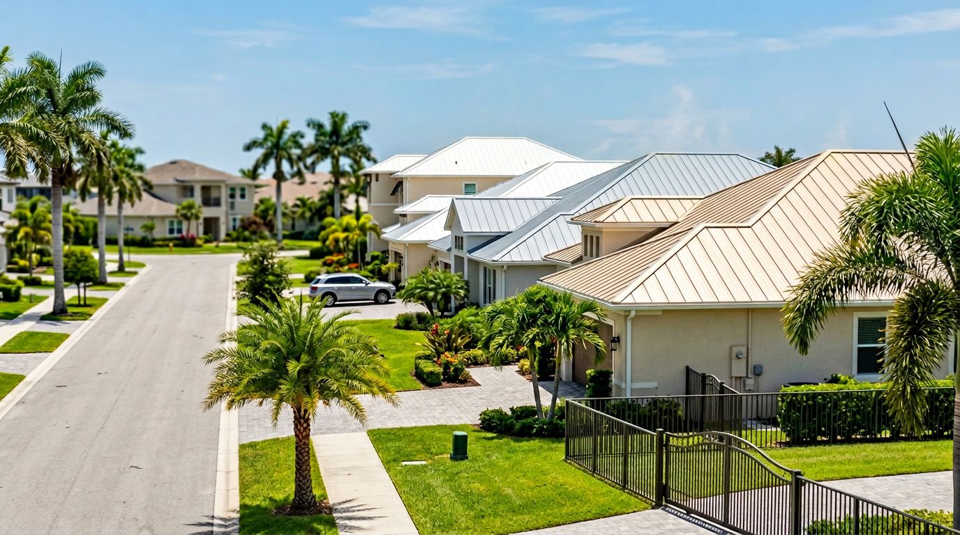Metal Roof Color Selection for Florida Heat and HOA Rules