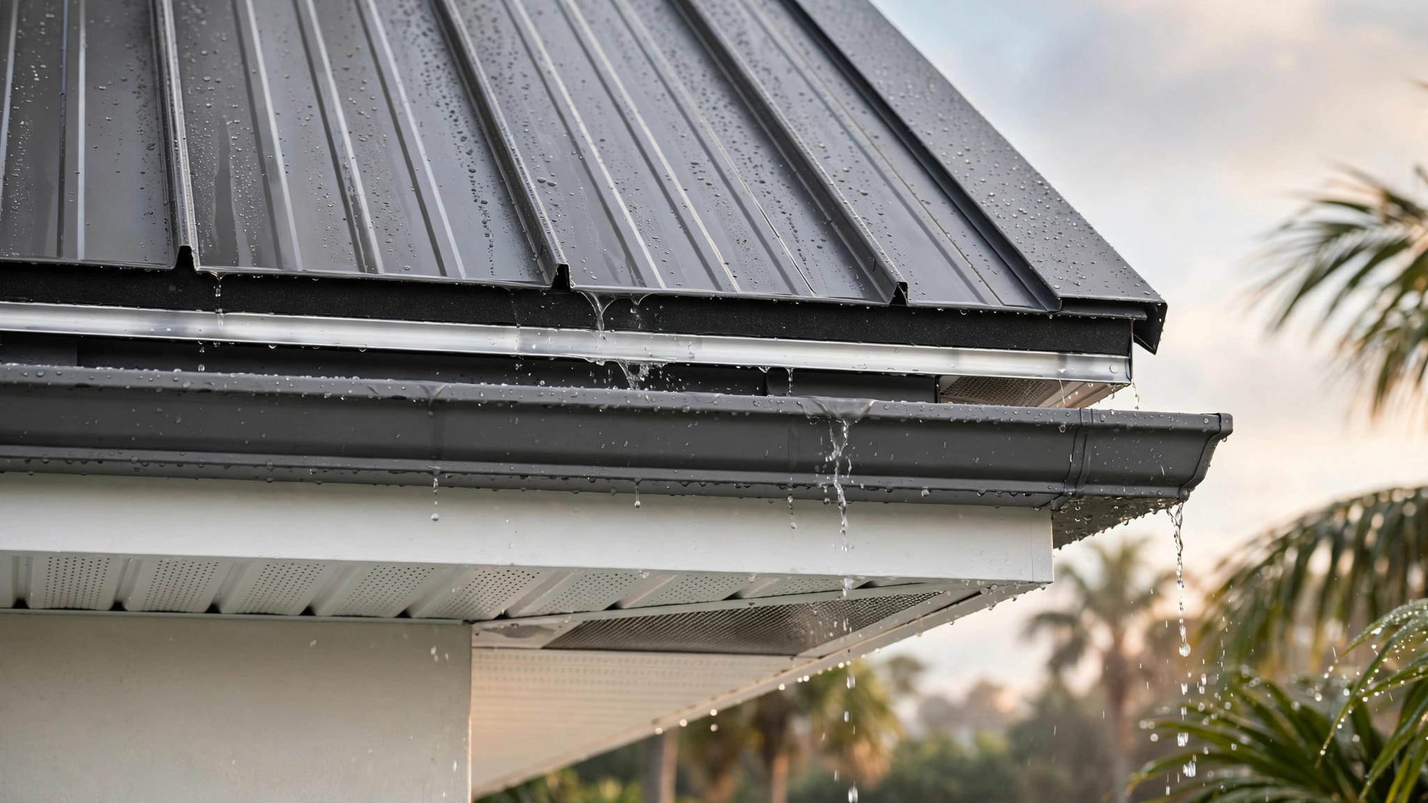 Metal Roof Fascia and Soffit Details for Florida