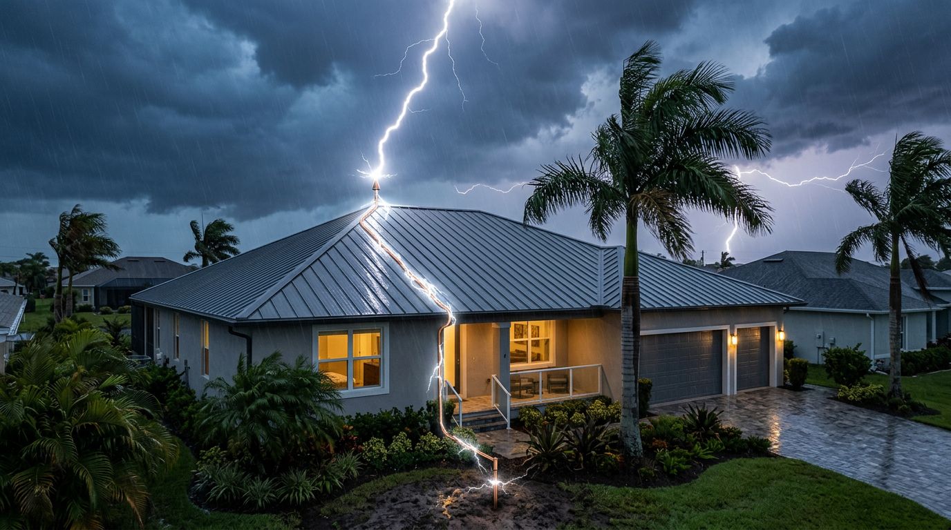 Metal Roof Lightning Protection for Florida Homes