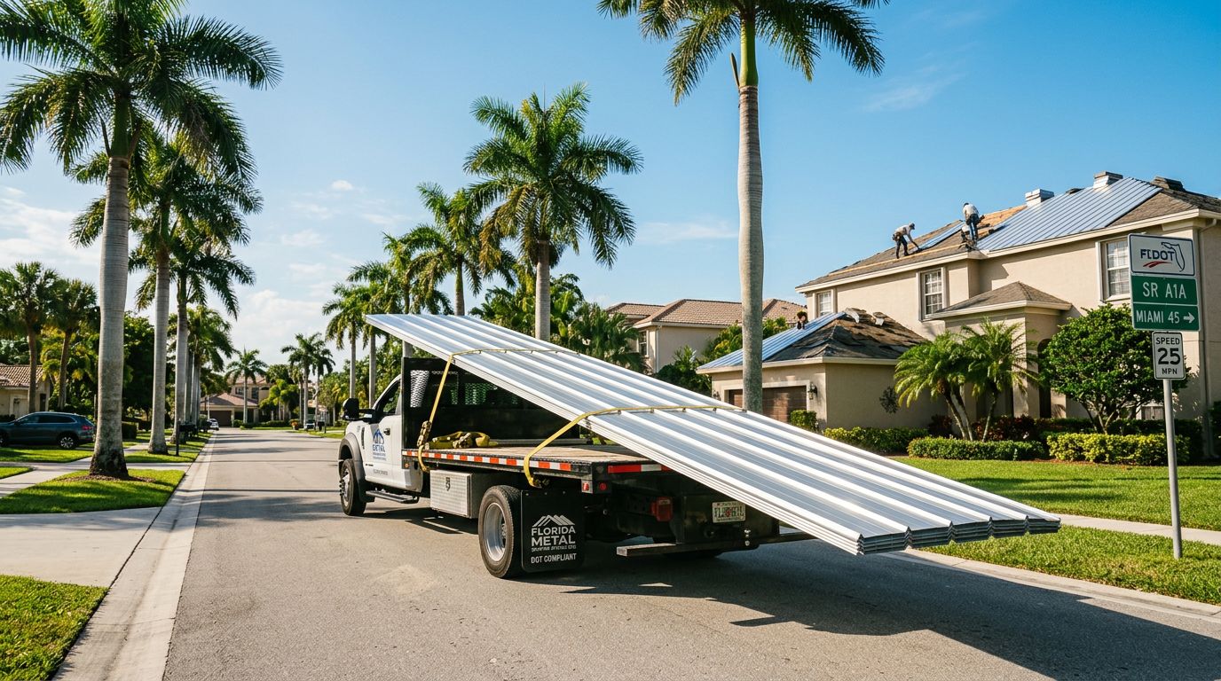 Metal Roof Panel Cut Length Limits For Florida Transport And Handling