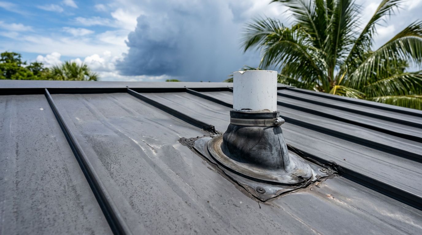 Metal Roof Pipe Boot Guide For Florida Vents And Stacks