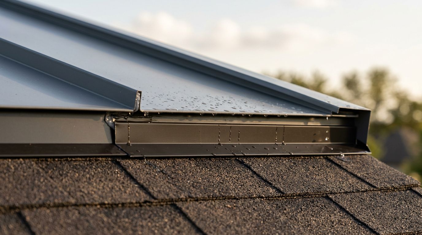 Metal Roof to Shingle Roof Transition Flashing Details