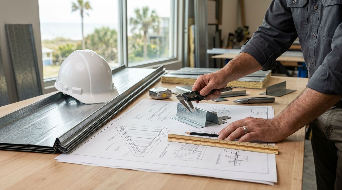 Metal Roofing Shop Drawings to Verify Before Fabrication