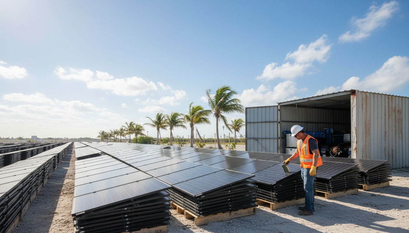 Panel Storage And Handling Guide For Florida Job Sites