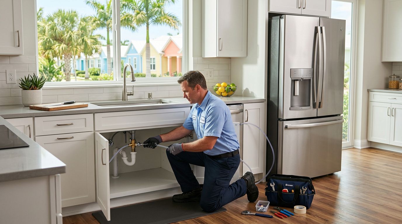 Refrigerator Water Line Installation Cost in Cape Coral FL 2026
