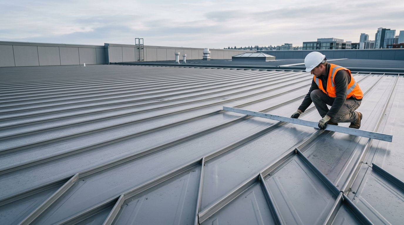 Roof Deck Flatness for Standing Seam Installation