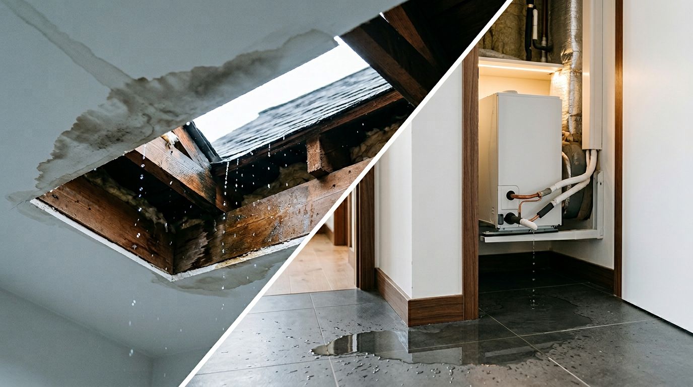 Roof Leak or AC Leak? How to Tell the Difference