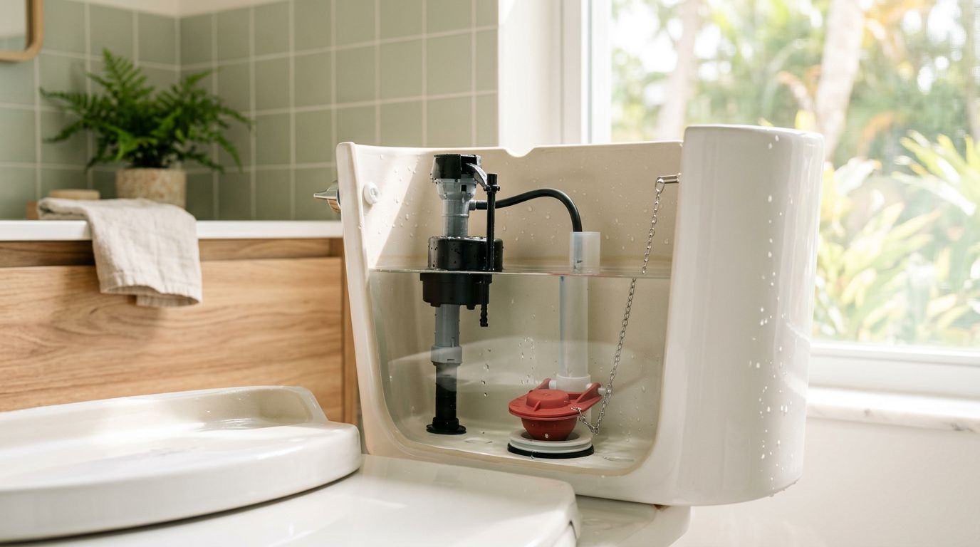 Running Toilet Fixes For Cape Coral Homes From Flapper To Fill Valve