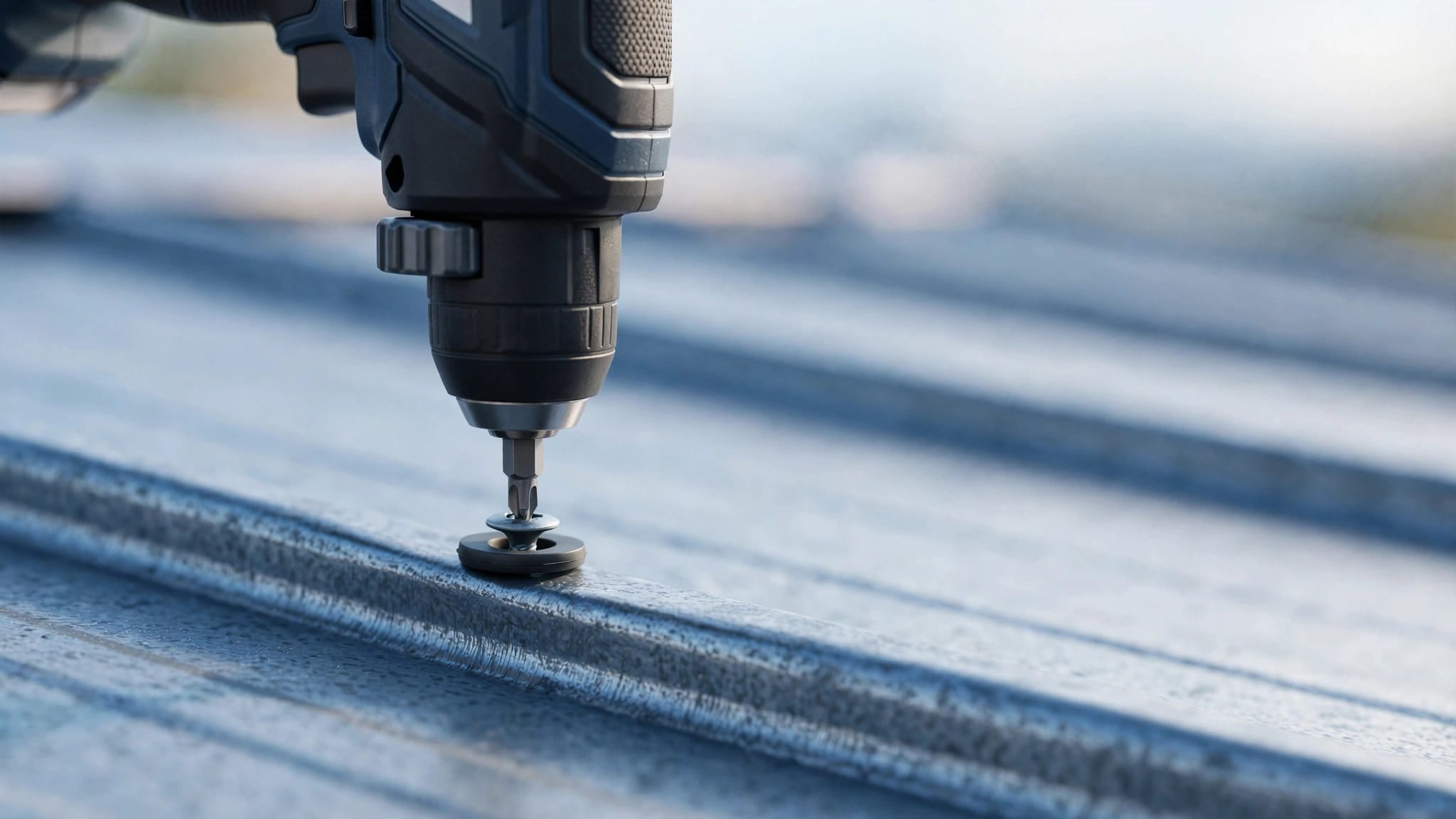 Screw Gun Settings for Metal Roofing That Protect the Seal