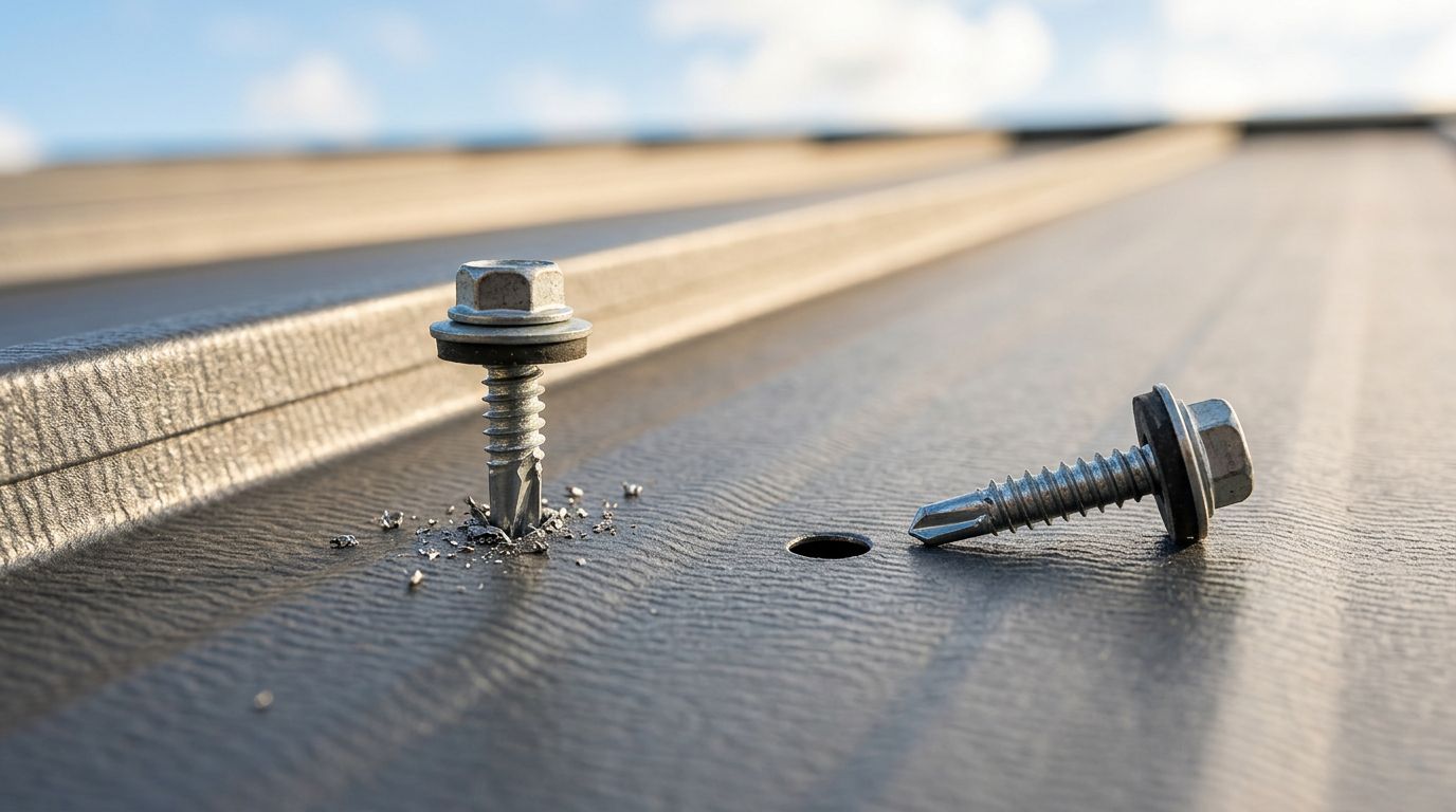 Self-Drilling vs Self-Tapping Screws for Metal Roofing