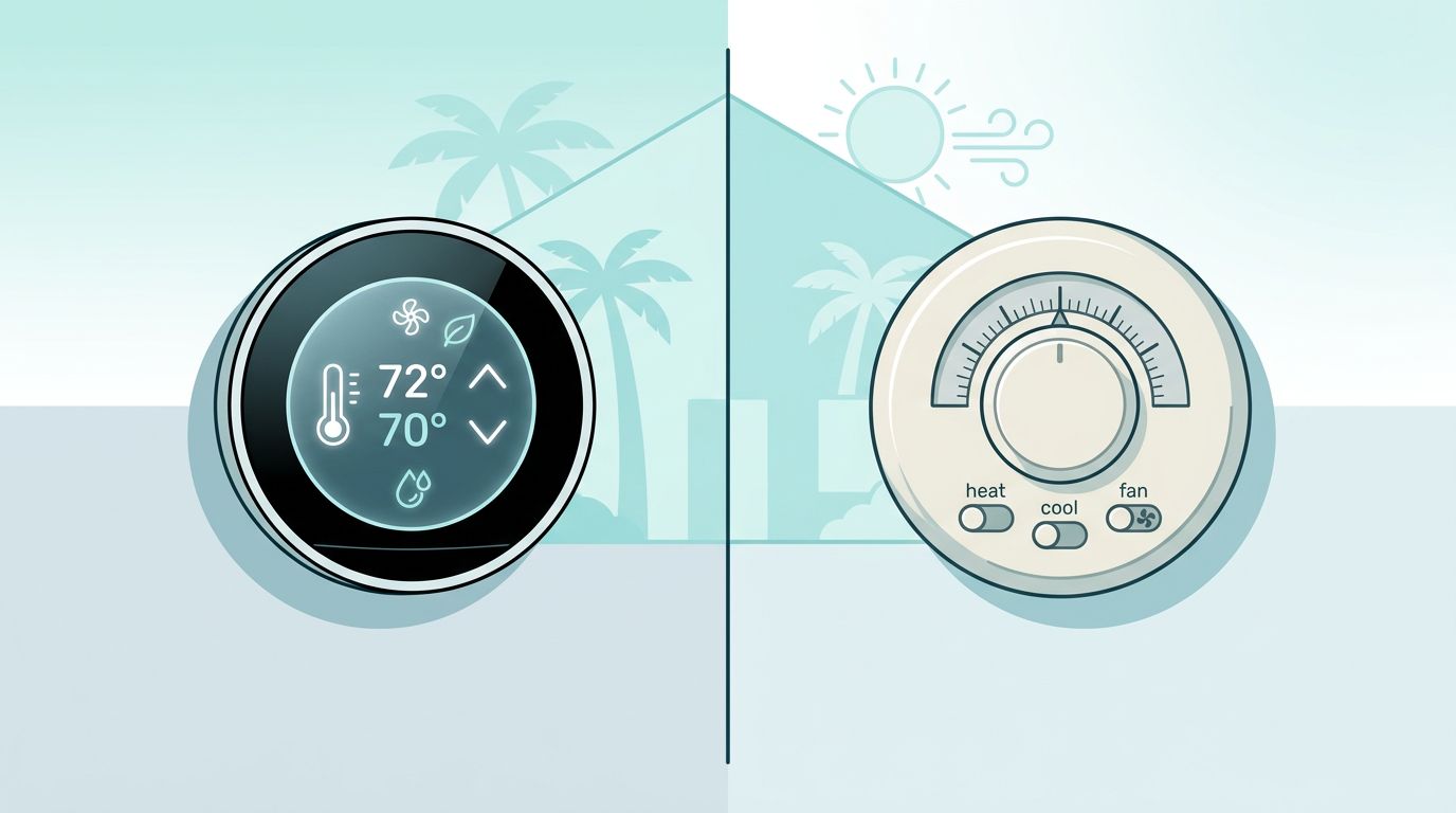 Smart Thermostat vs Basic Thermostat for Babcock Ranch Homes