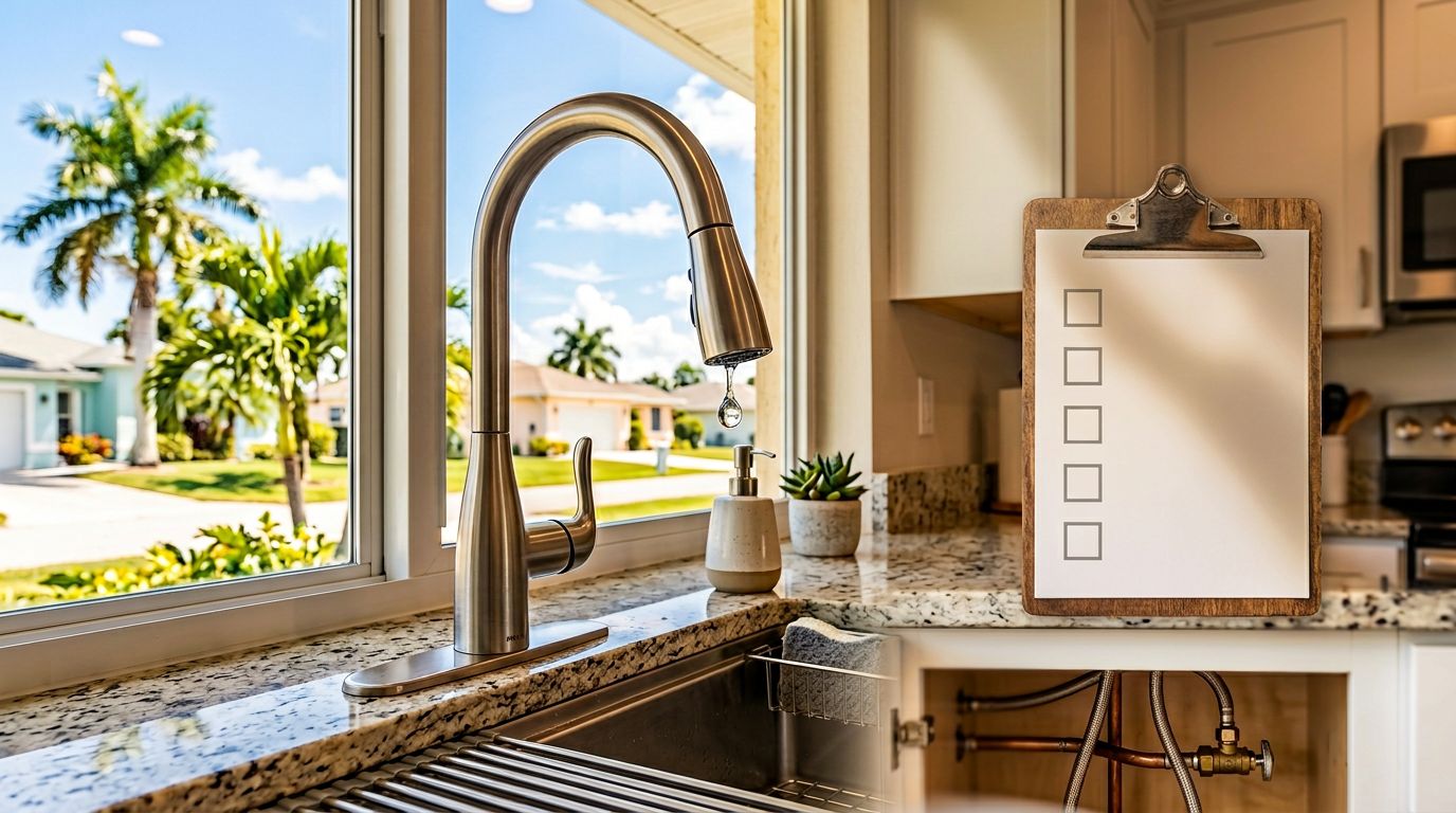 Snowbird Home Plumbing Checklist for Cape Coral Owners