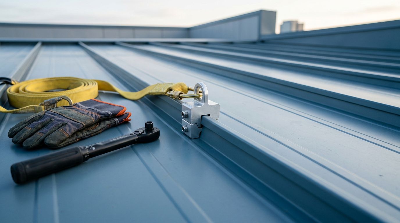Standing Seam Roof Anchors Without Panel Damage