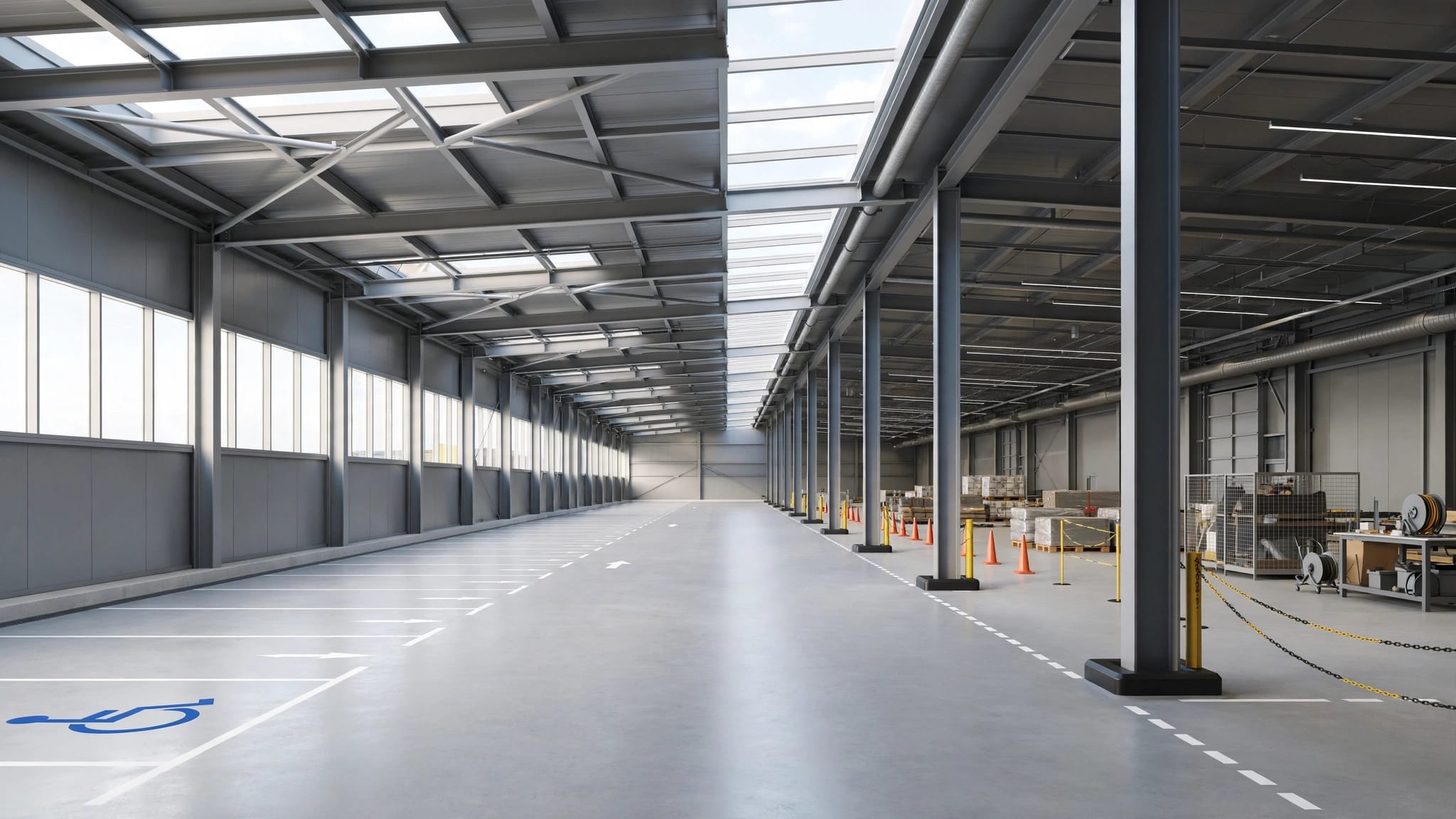 Steel Building Layout: Clear-Span or Interior Columns?