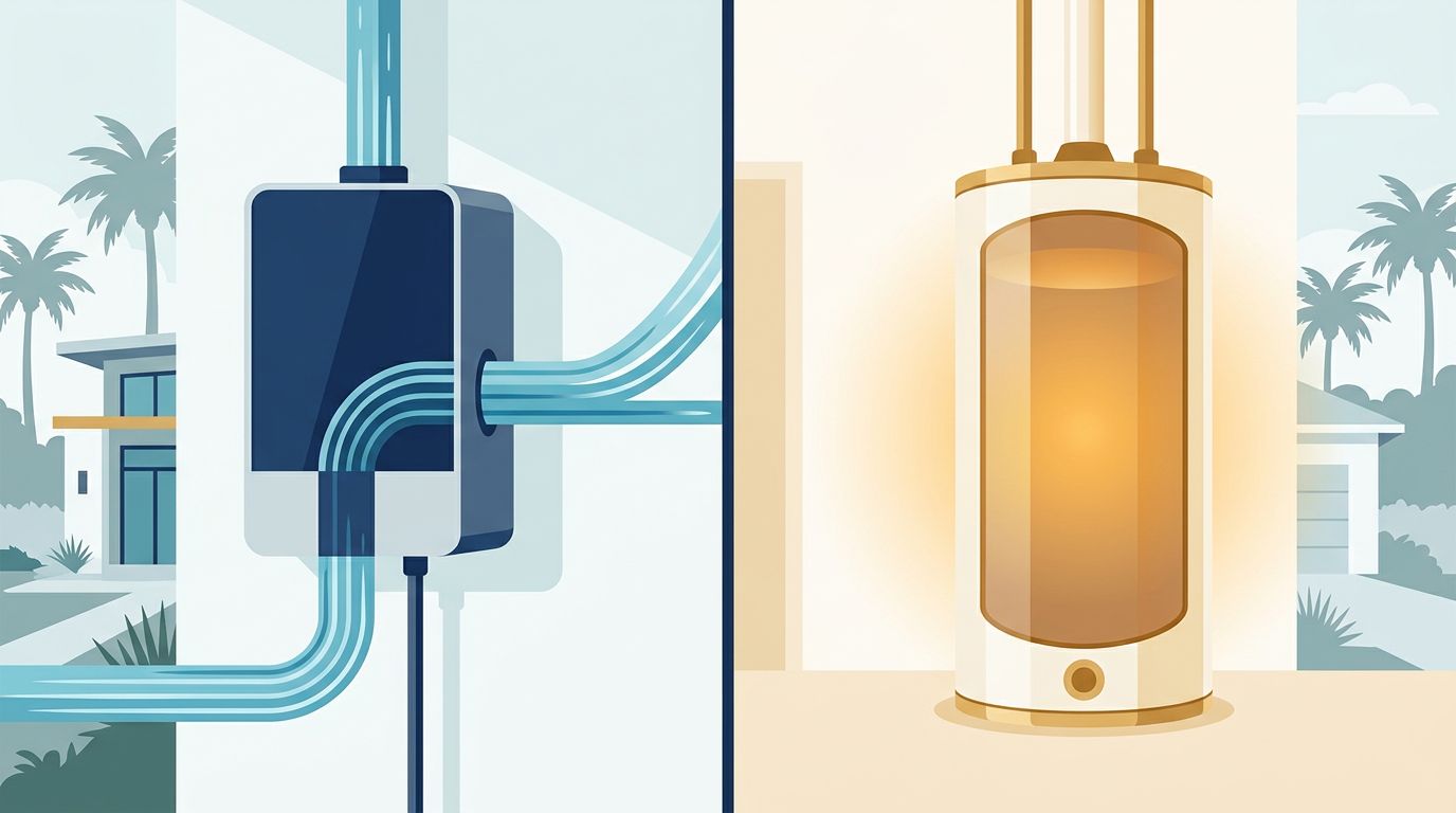 Tankless vs Tank Water Heaters in Babcock Ranch