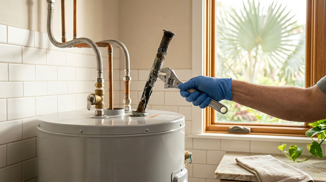 Water Heater Anode Rod Replacement Cost in Cape Coral, FL (2026)