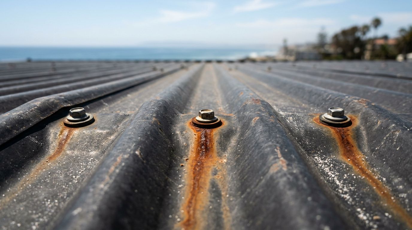 What Causes Rust Bleed Around Metal Roof Fasteners